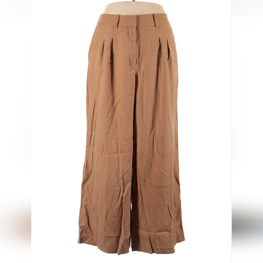 Lane Bryant Beige Palazzo Pants